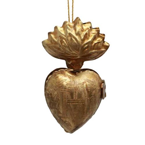 French Country Hanging Heart Ornament